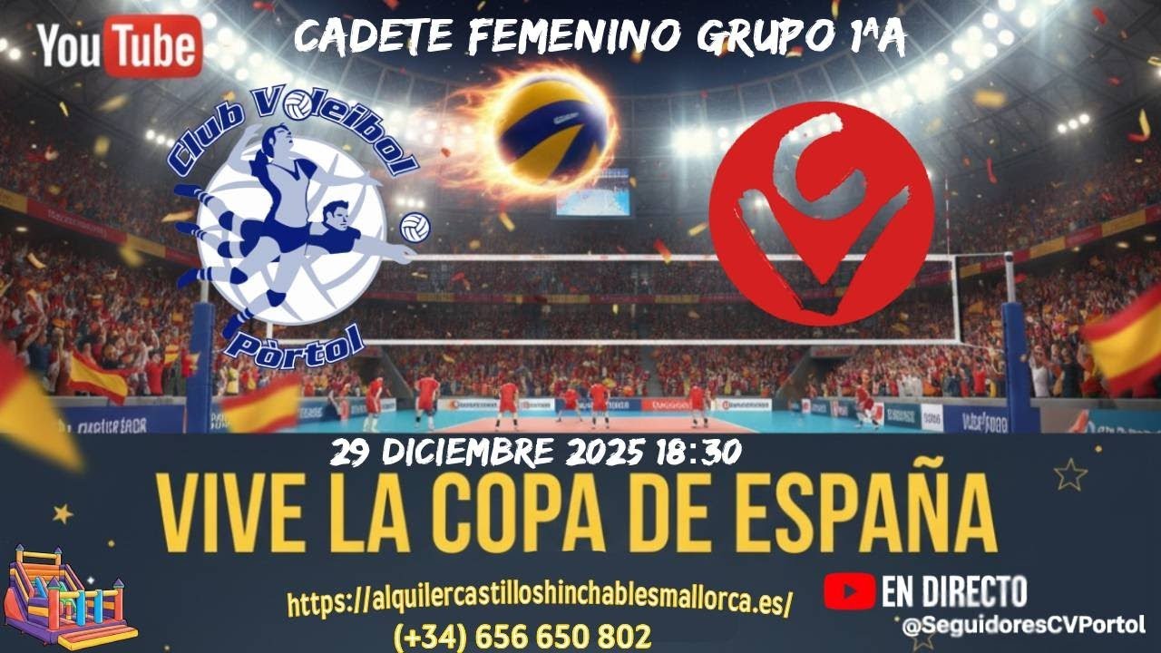 Copa de España 9a12 - CV PÒRTOL vs AE VALLBONA - 29/12/2025