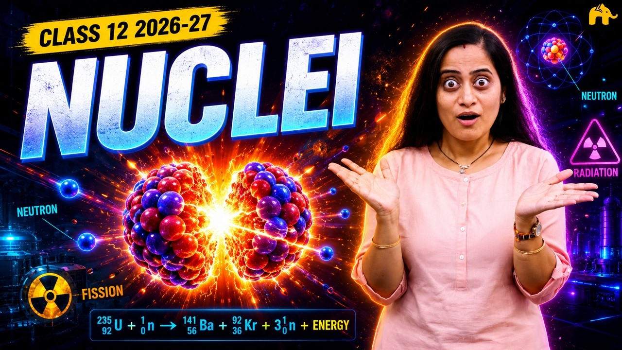 Nuclei Class 12 Physics One Shot | New NCERT Chapter 13 | CBSE | Full chapter | Complete Concepts