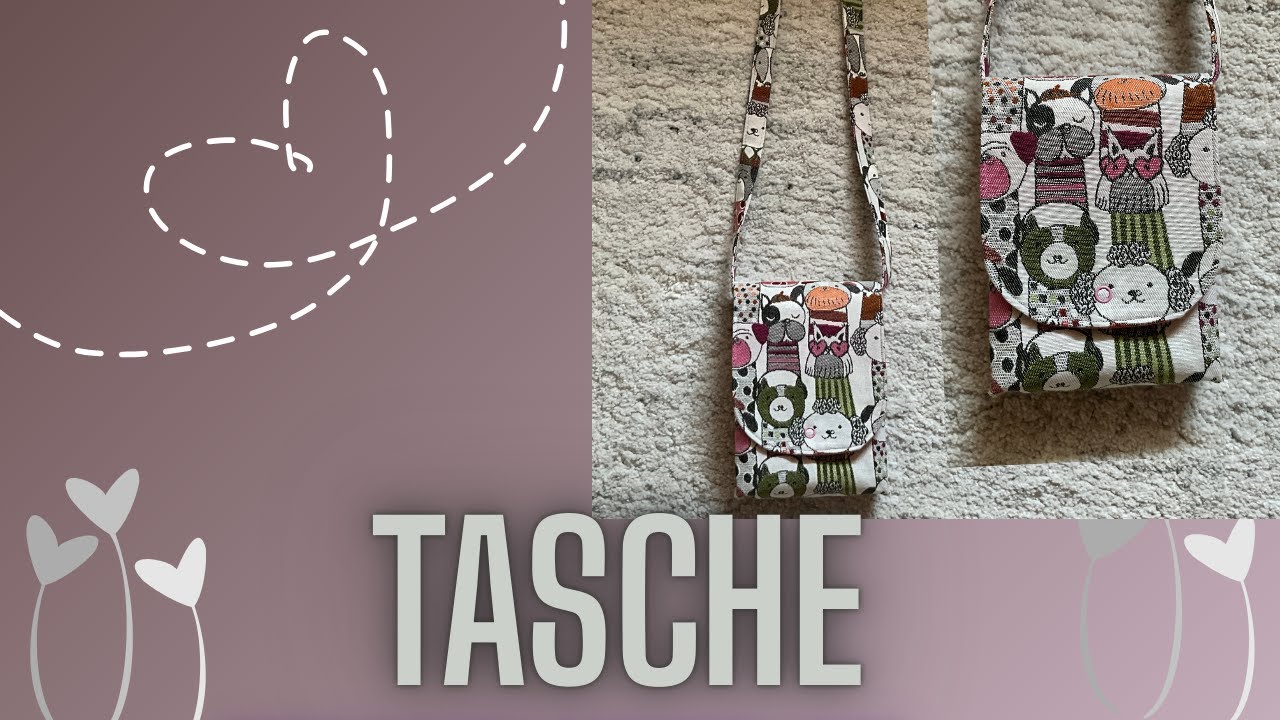 Tasche mit Umhängegurt nähen