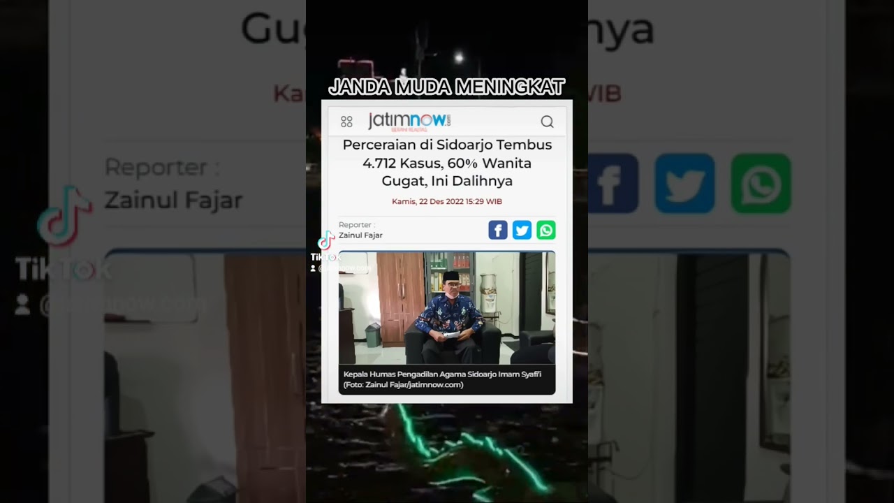 Janda Muda di Sidoarjo Meningkat #shorts #jandamuda #sidoarjo #perceraian