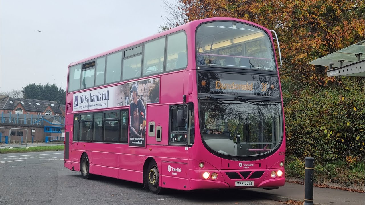 Translink Metro 2213 | SEZ 2213 | Route 3f | Wright Volvo B9TL Gemini 1 | 9/11/24