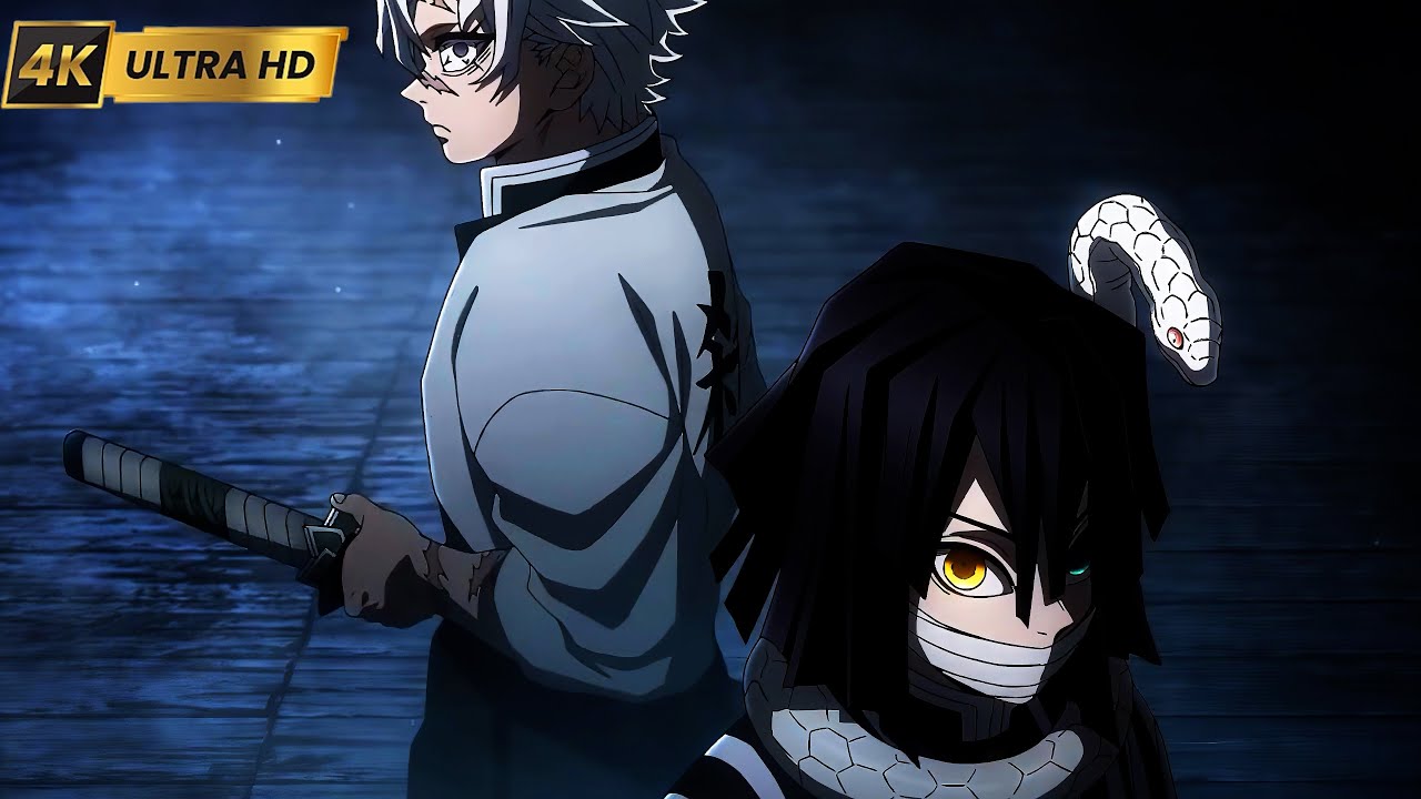 Sanemi and Obanai in Action | Demon Slayer Season 4 | Ep 1 | Hashira Training Arc [4K]