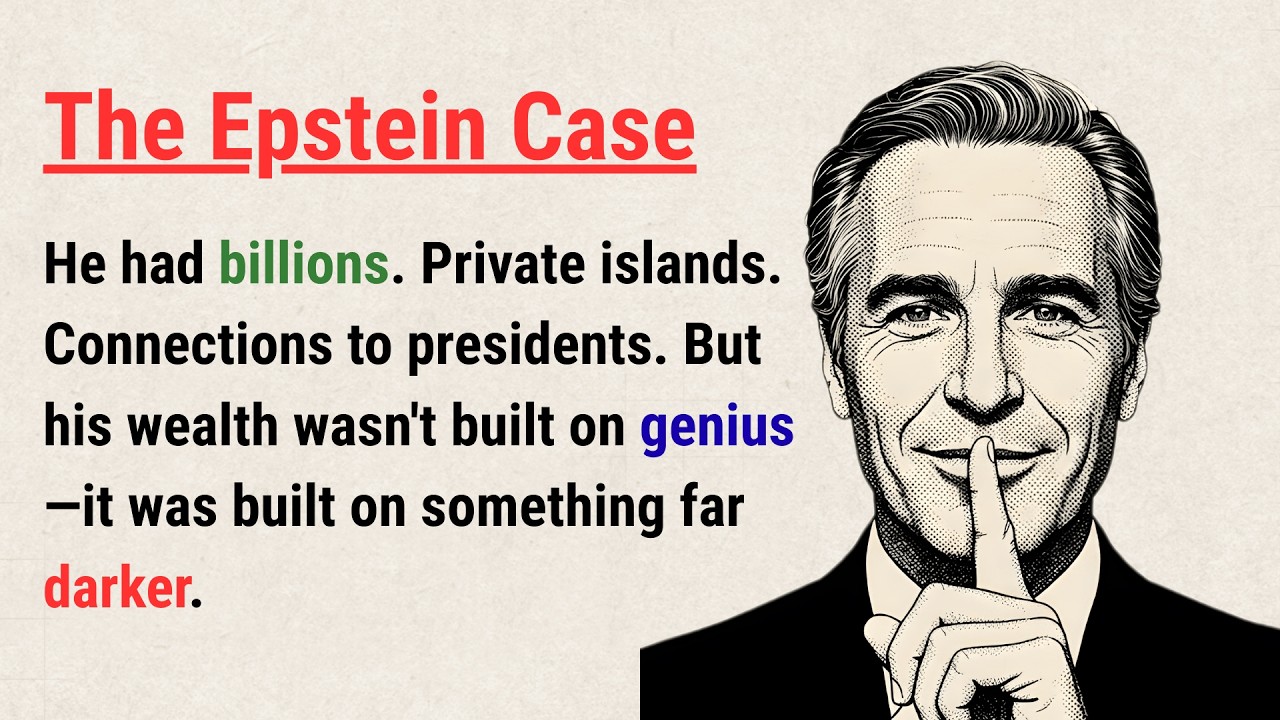 Learn English with Stories ⭐ The Epstein Case | English Listening Practice