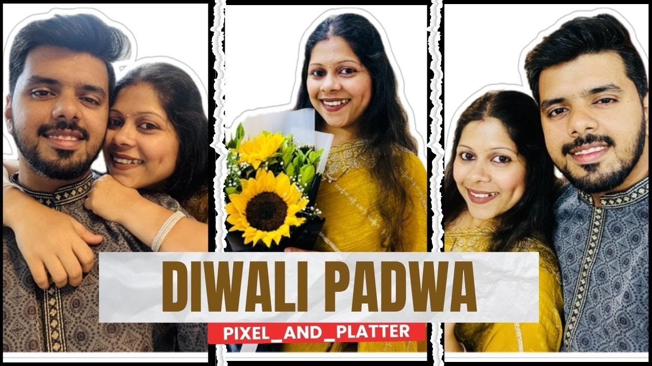 Our First Diwali Padwa: Her Surprise Failed, Mine Stole the Show! 😂💐🎂