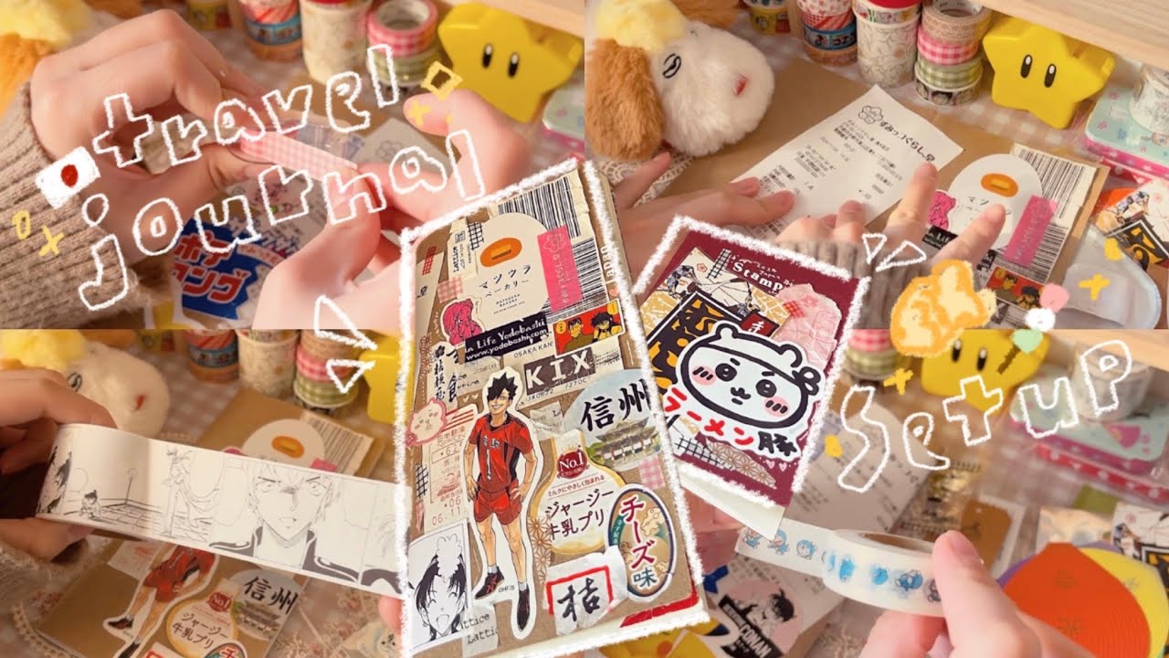 𝐓𝐫𝐚𝐯𝐞𝐥 𝐣𝐨𝐮𝐫𝐧𝐚𝐥 𝐬𝐞𝐭𝐮𝐩🍡🍥🍣