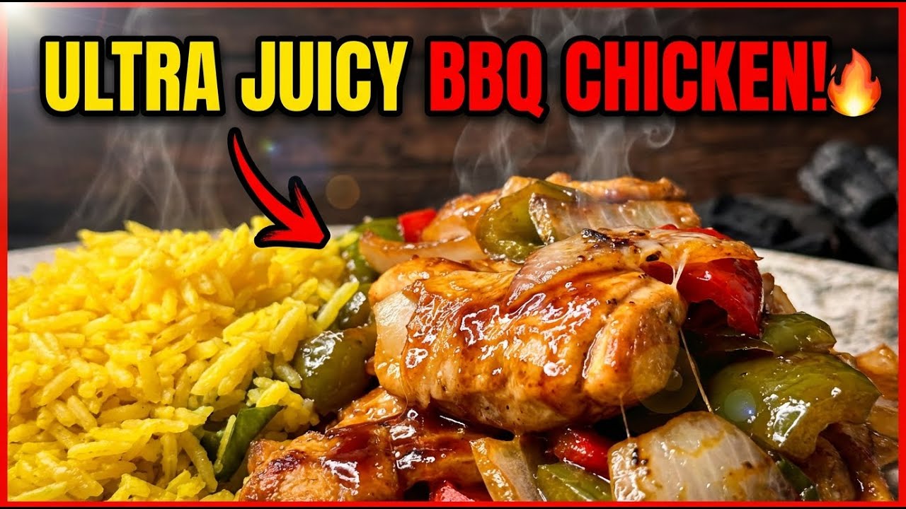 Barbekyu soslu tavuk! BBQ Chicken! Курица в соусе Барбекю!