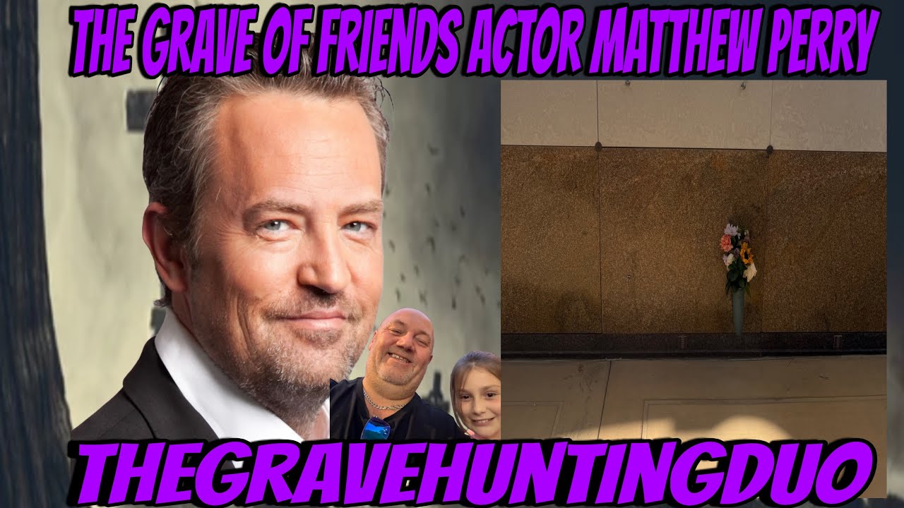 The grave of actor Matthew Perry 