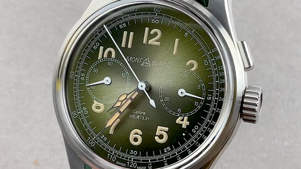 Recenzja zegarka Montblanc 1858 Monopusher Chronograph (Minerva Caliber 13.21) 117834