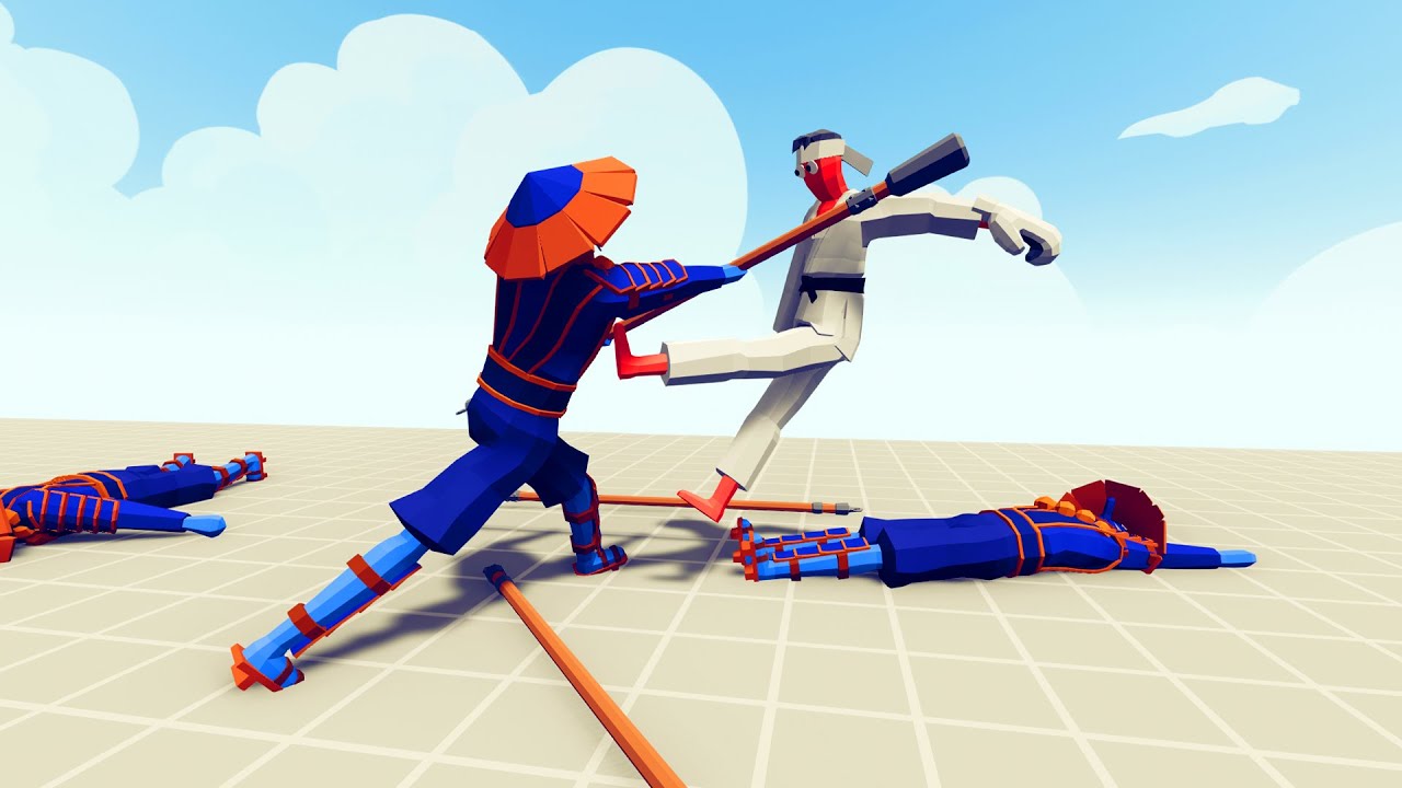 KICKBOXER VS 5x UNITS -TOTALLY ACCURATE BATTLE SIMULATOR TABS GAMEPLAY