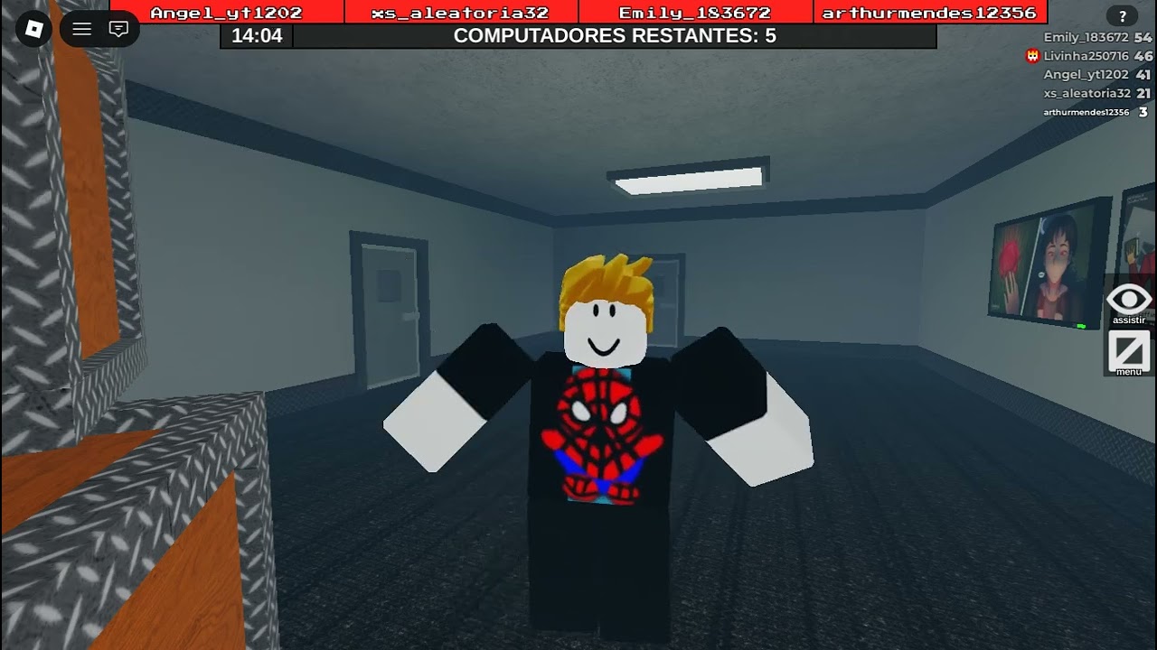 Josue no Flee the Facility(Fuja da instalação) no Roblox!