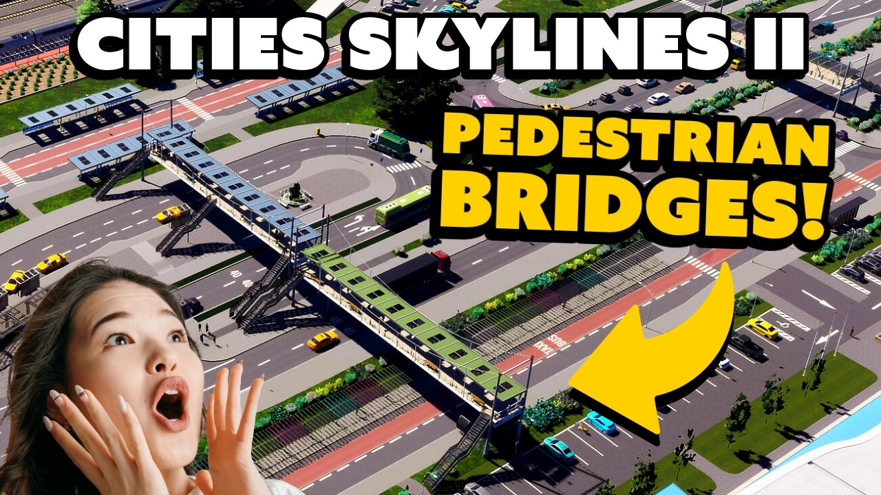 Необходимый нам пешеходный элемент! | 2 новых дополнения для Cities Skylines II
