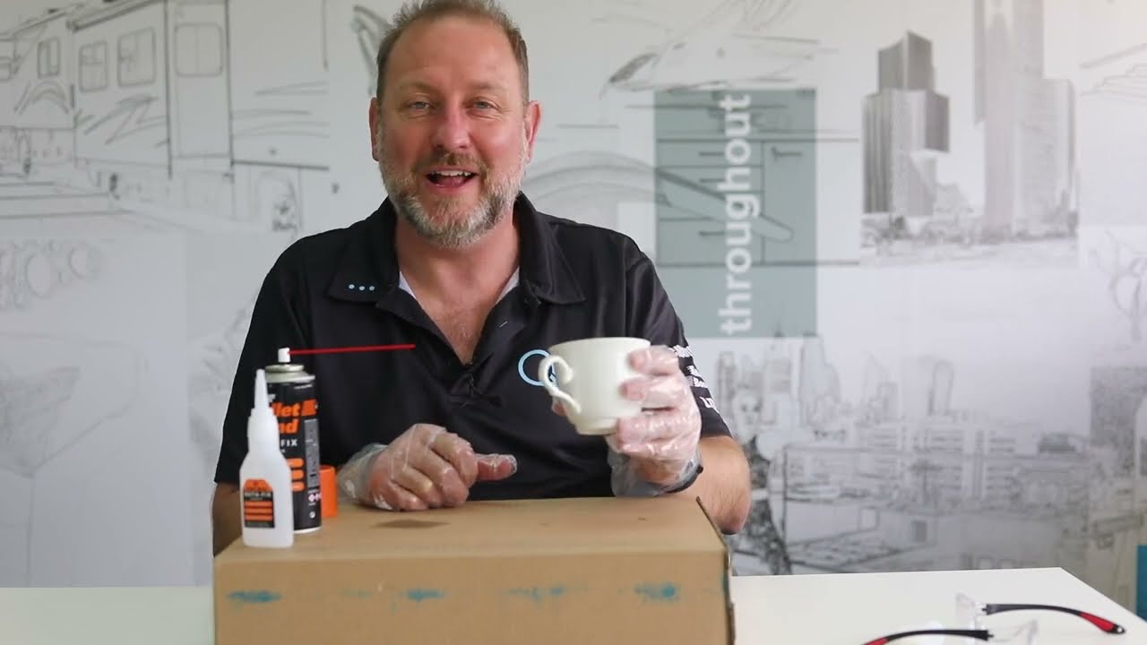 Bullet Bond INSTA-FIX Fixes a Coffee Cup