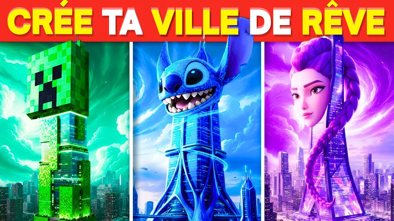 Construis la VILLE de tes rêves 🏙️🔥 Quiz épique 🌈 de 2026 🌍✨