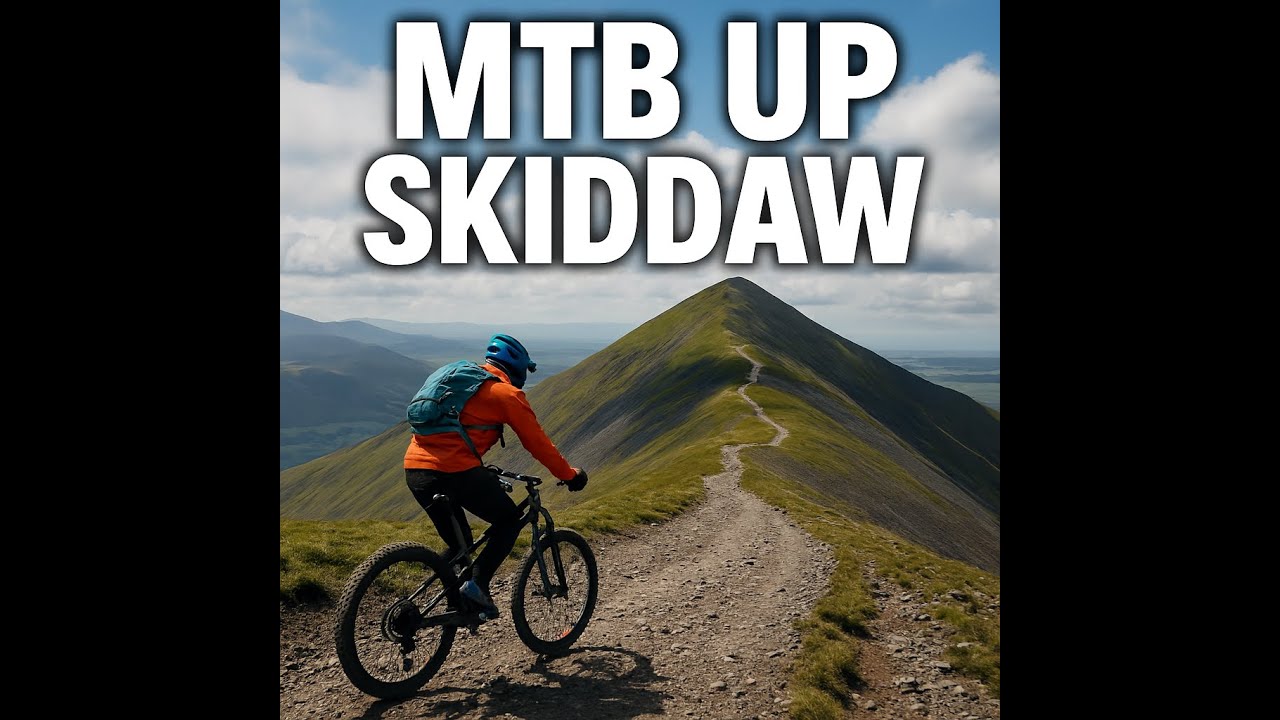 Skiddaw and Ullock Pike loop MTB (POV push bike experience) 
