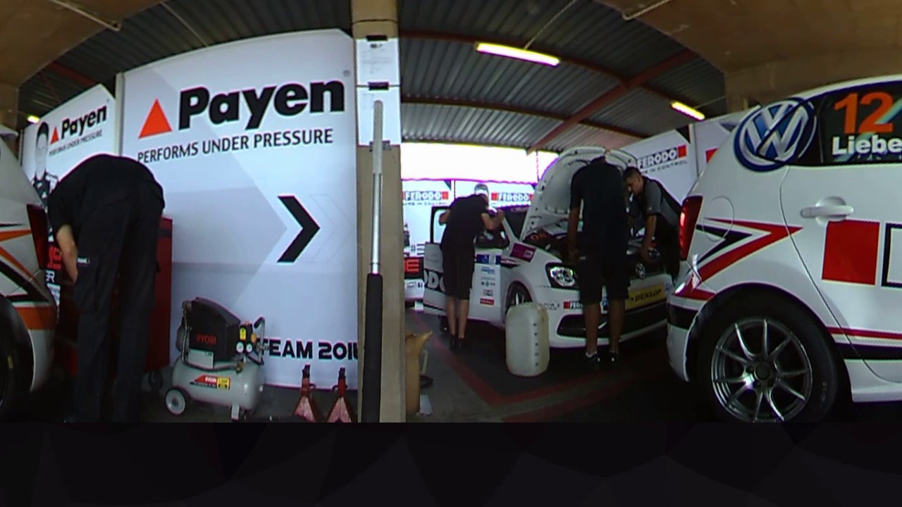 360 Virtual look at Signature Motorsport  pit setup