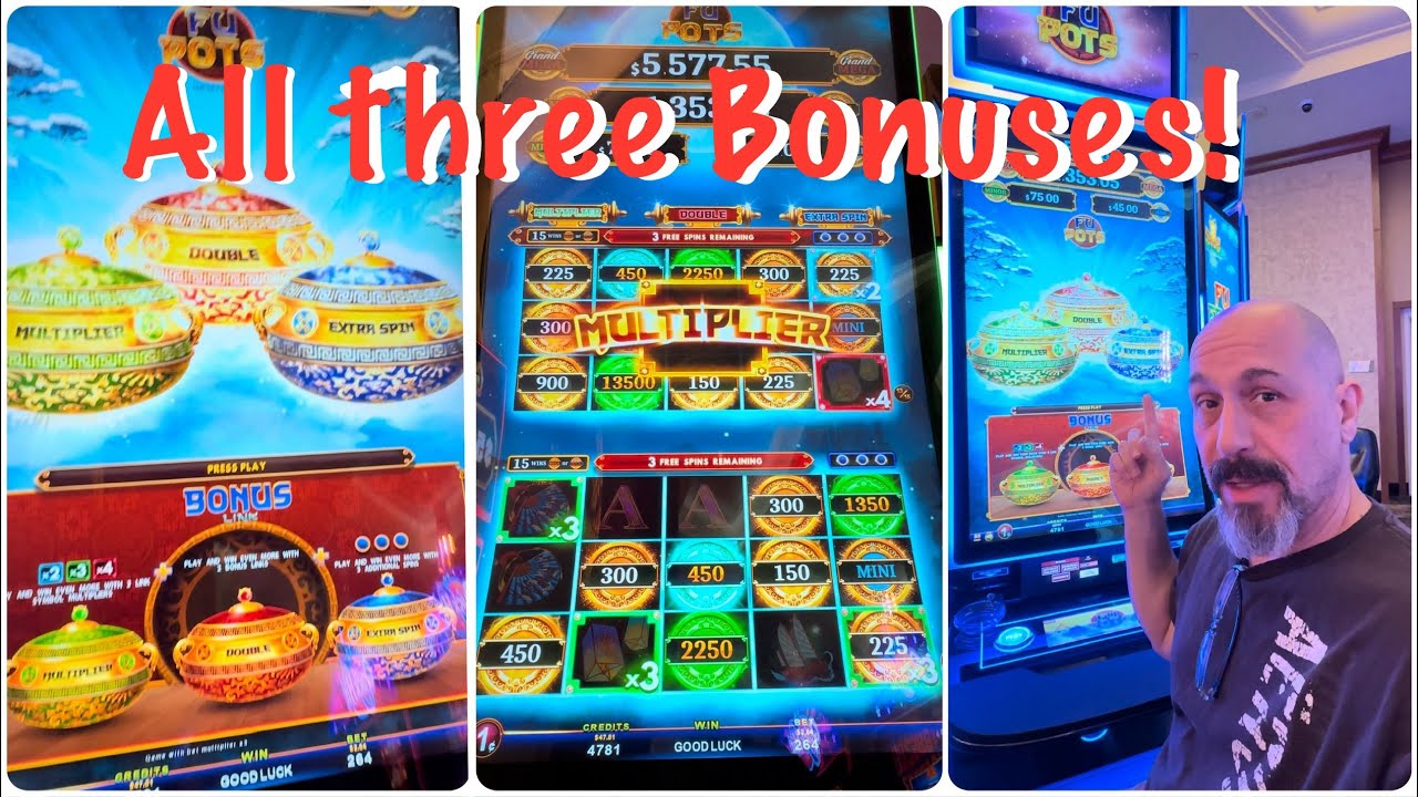 All 3 Bonuses on FU POTS… again! 🤩 #slots #casino #slotmachine