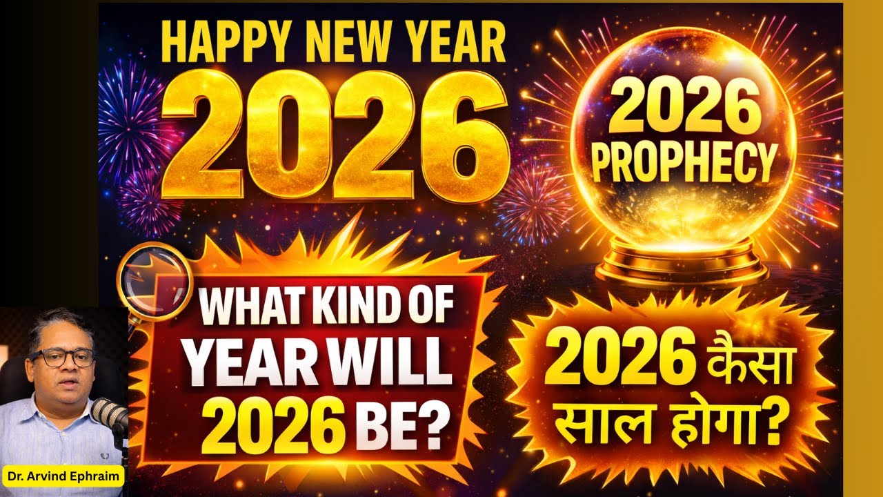 What Kind of Year Will 2026 Be | 2026 कैसा साल होगा | Prophecy |  Dr. Arvind Ephraim