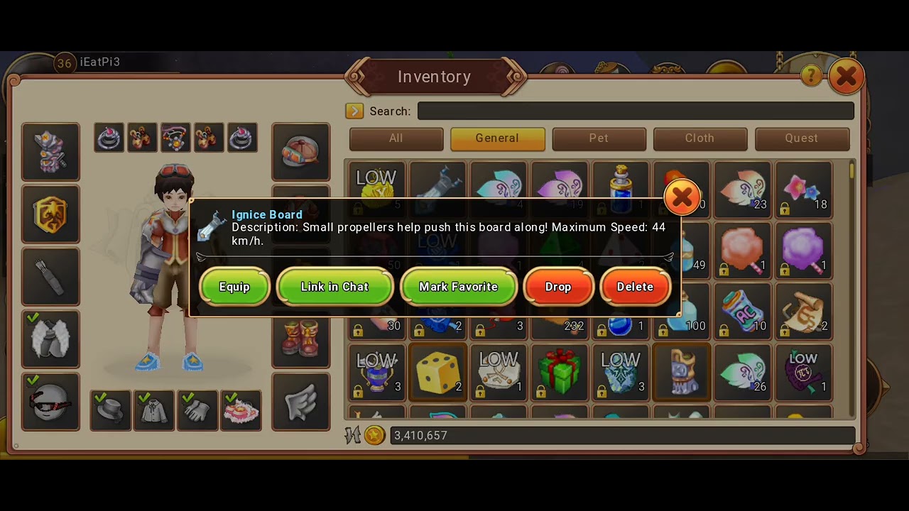 Flyff Universe Mia Server Hunting TOT Bag Event