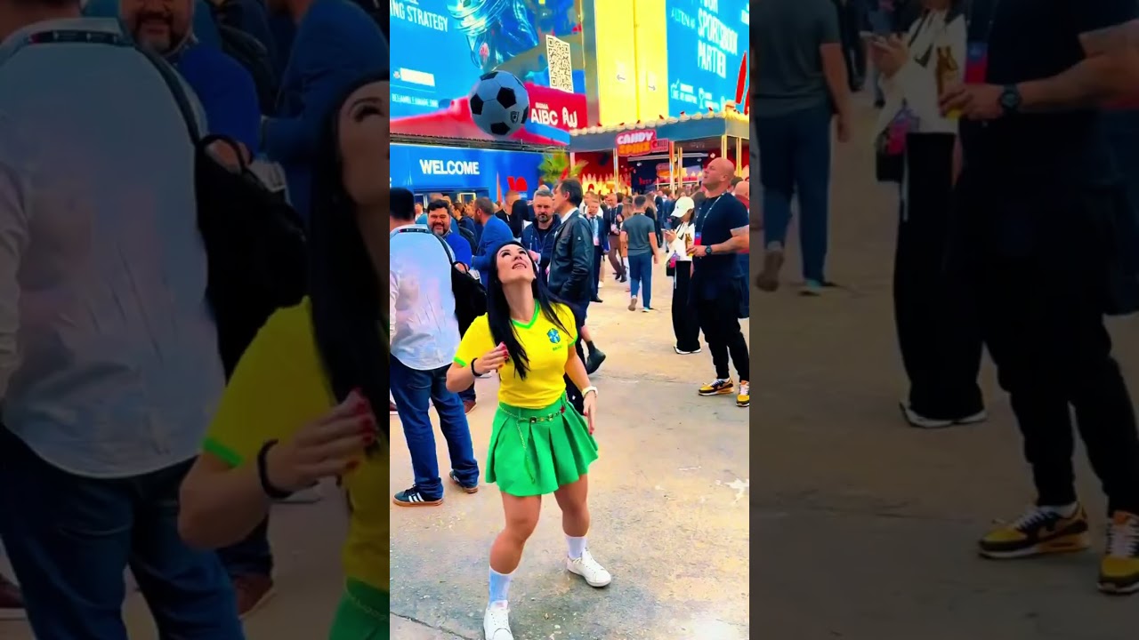gringos reagem a brasileira fazendo embaixadinha #reactionvideo #brasilnomundo #brasil brasil