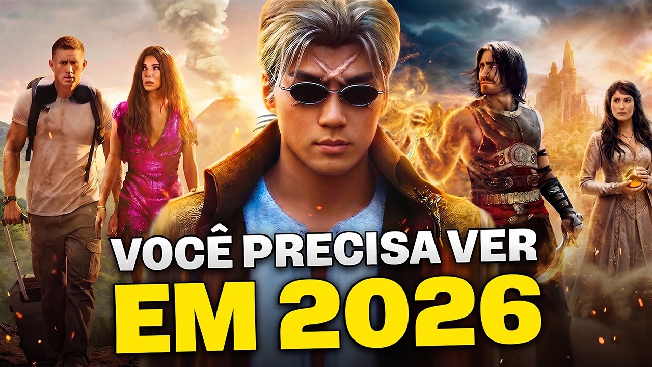 8 FILMES QUE VOC&Ecirc; PRECISA ASSISTIR EM 2026!