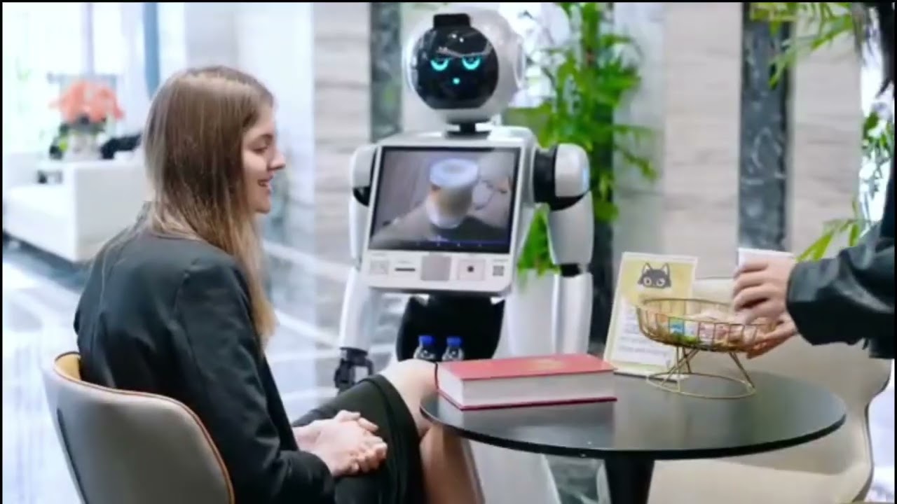 BAROBO 3 - Reception and Ai Robot By Al McZeal Robotics