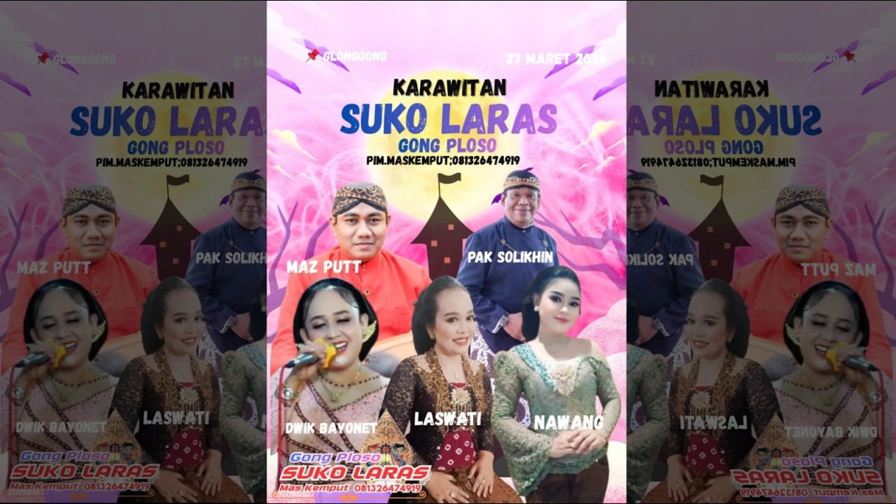 🔴LIVE KARAWITAN SUKO LARAS | WEDDING DINA & RISKI 27 MARET 2026 GLONGGONG | SUMBER JAYA AUDIO