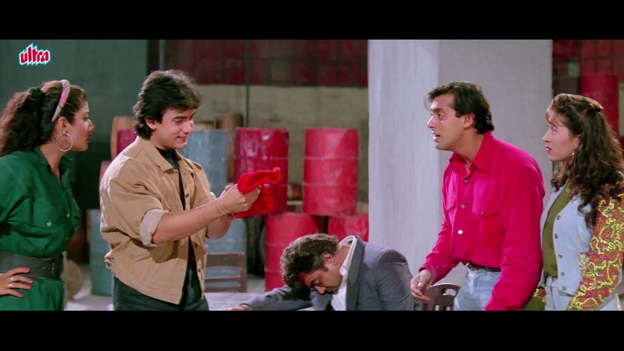 LAST SCENE Andaz Apna Apna | Salman Khan | Raveena Tandon | Aamir Khan | Karisma Kapoor
