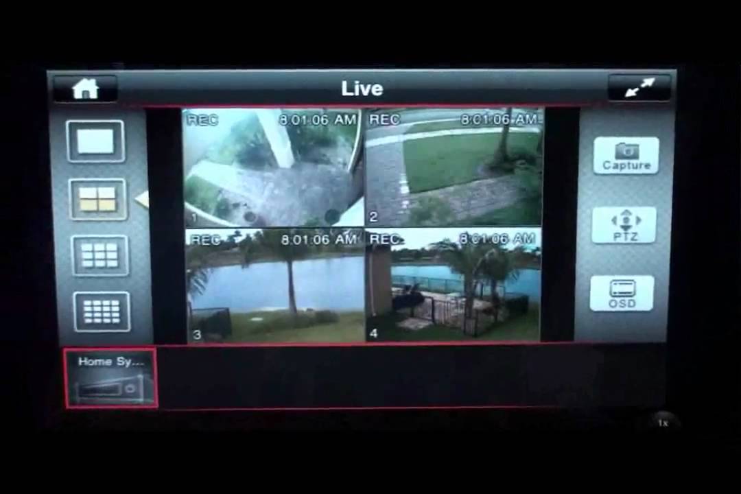 iPad & iPhone CCTV Camera DVR Viewer App
