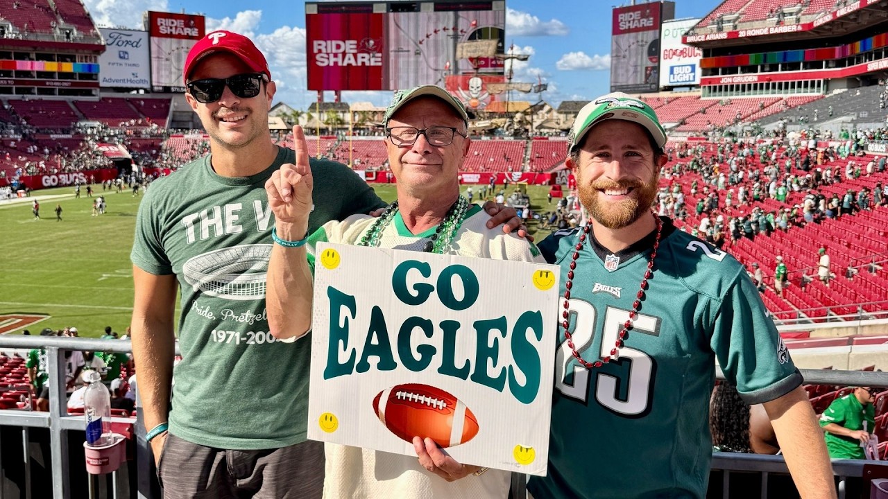 We Went to the Eagles Game in Tampa | Eagles vs Buccaneers 2025 Game Day Vlog