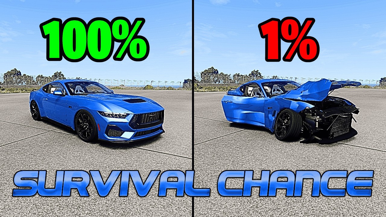 Realistic Survival Chance Crashes #260 | BeamNG.drive