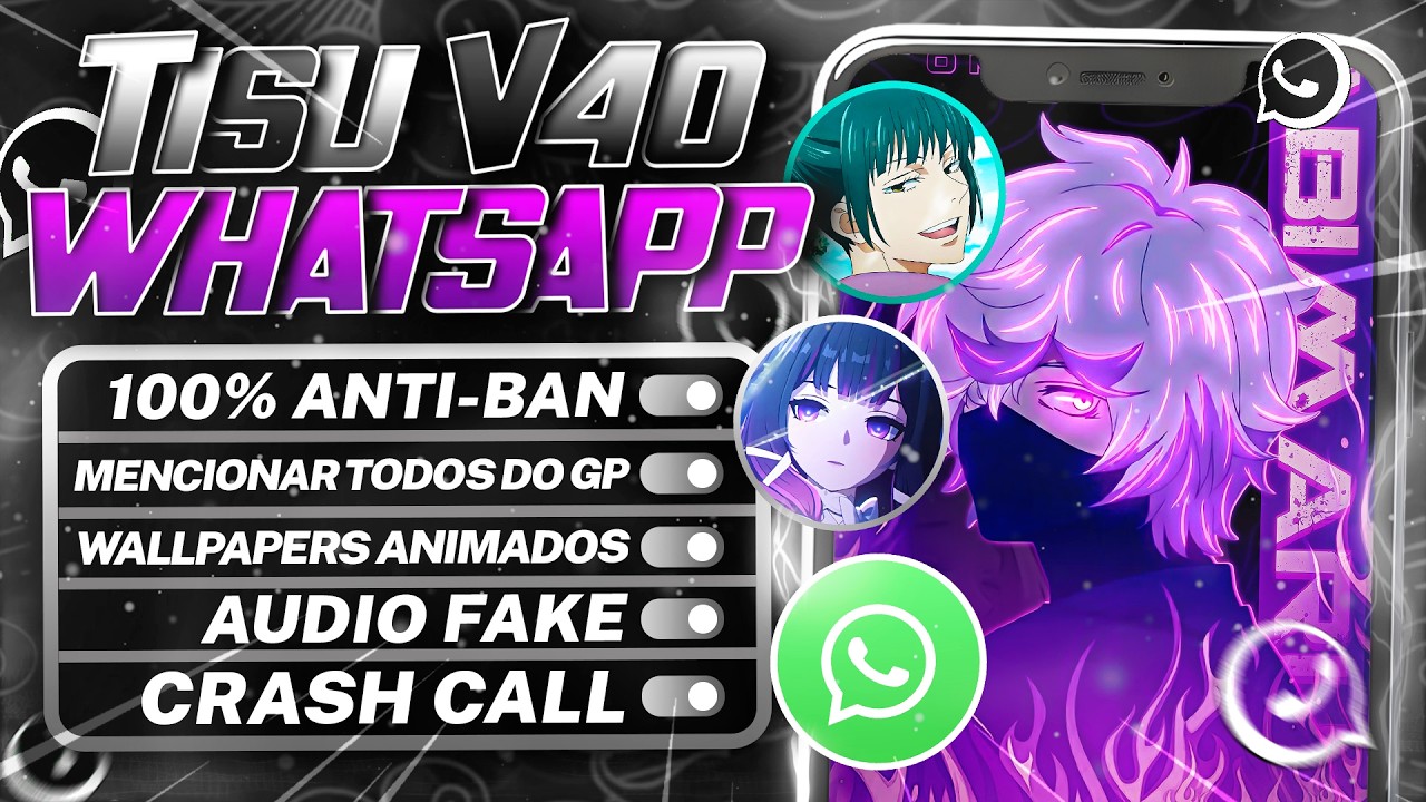 🔥ATUALIZADO!! ✅ WHATSAPP MOD IMUNE (GB DESCONECTOU) TISU V40 WHATSAPP MODIFICADO FUNCIONANDO 2026