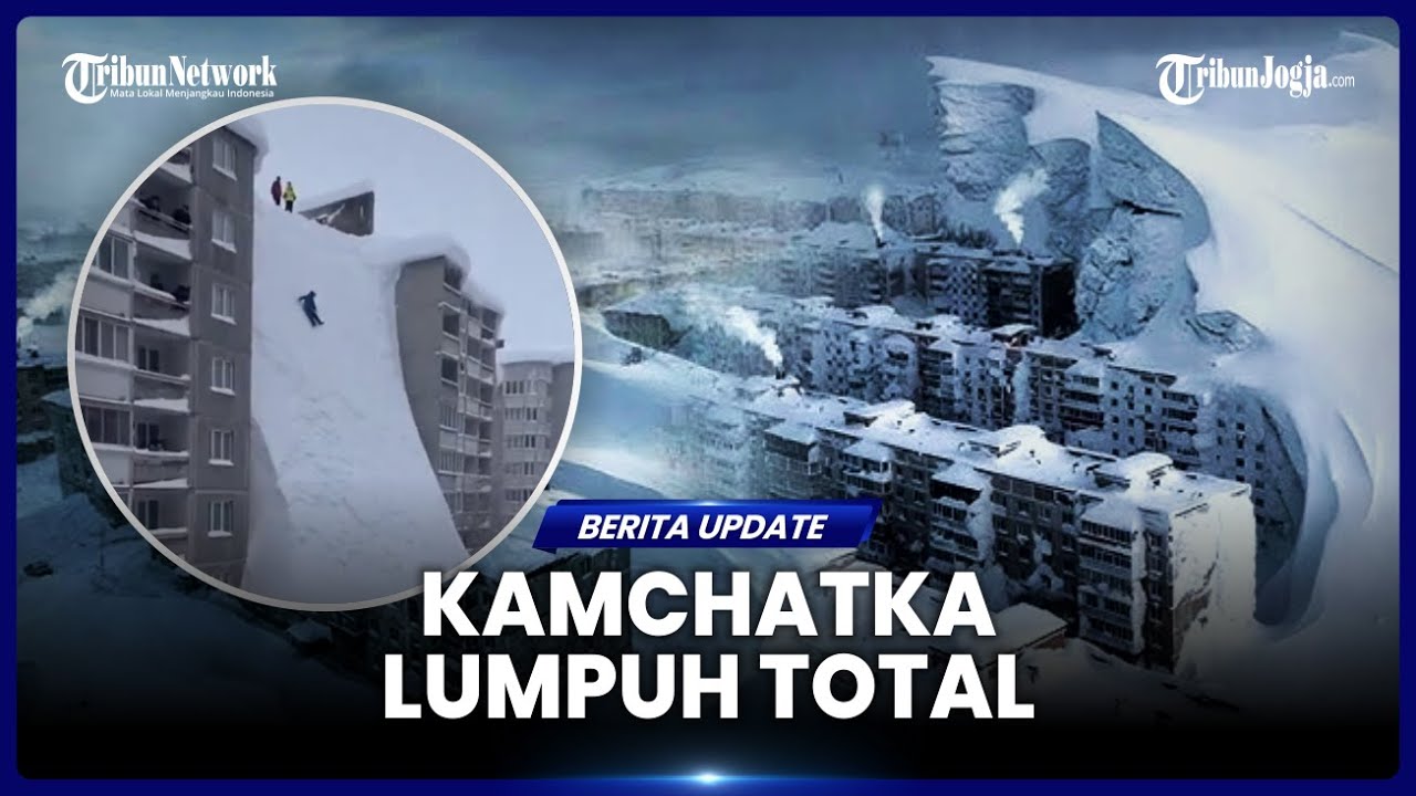 SALJU SETINGGI APARTEMEN MENIMBUN SEMENANJANG KAMCHATKA