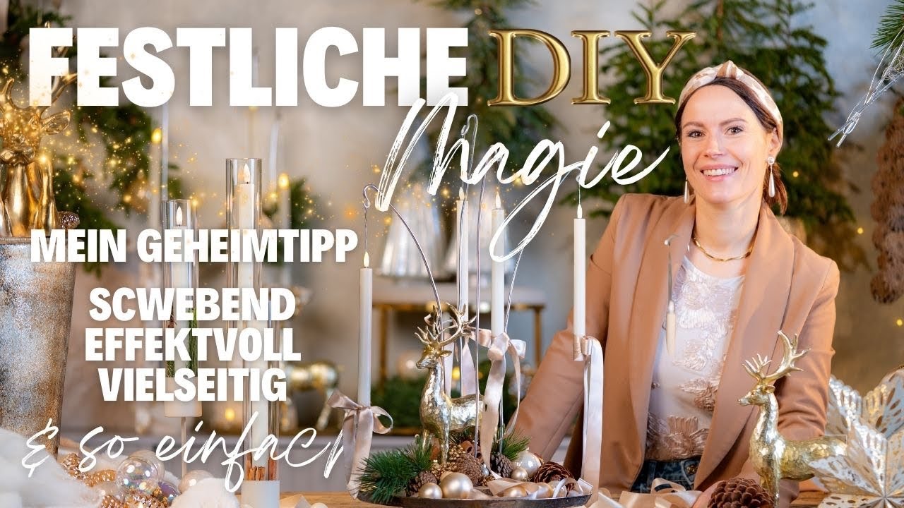 Schwebende DIY Kerzen