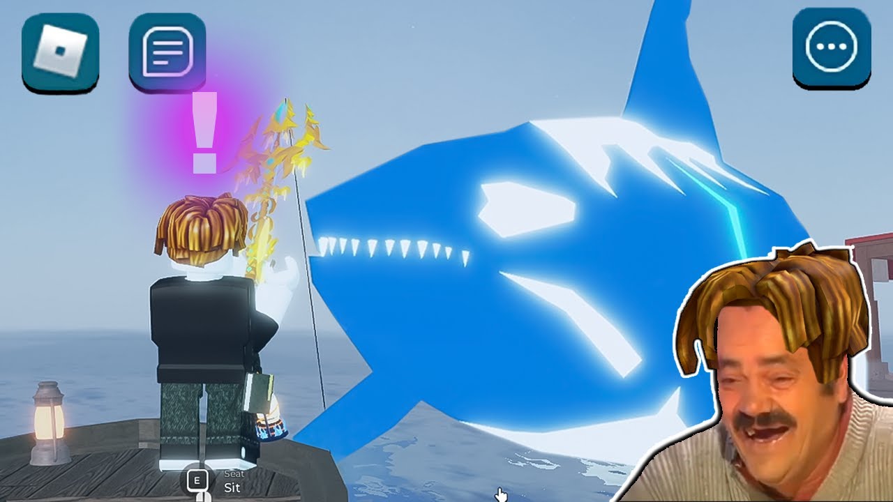 Забавные моменты с рыбой в ROBLOX (ORCA)