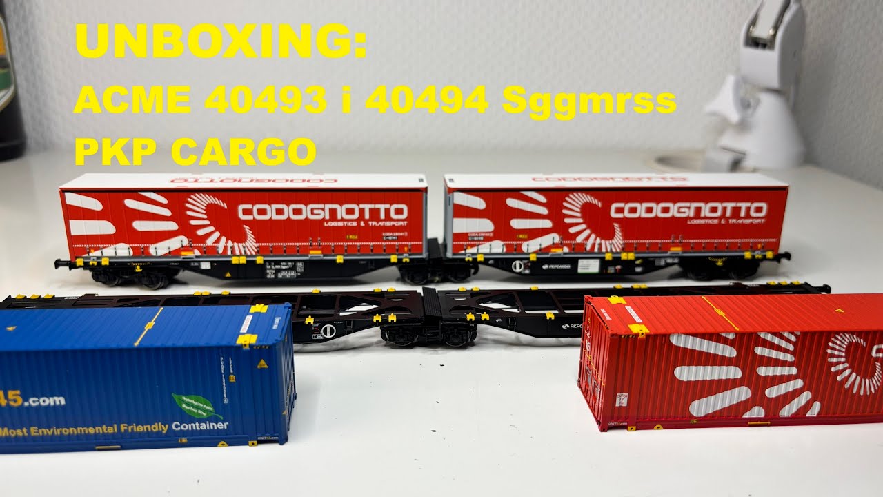UNBOXING: ACME 40493 i 40494 Sggmrss PKP CARGO