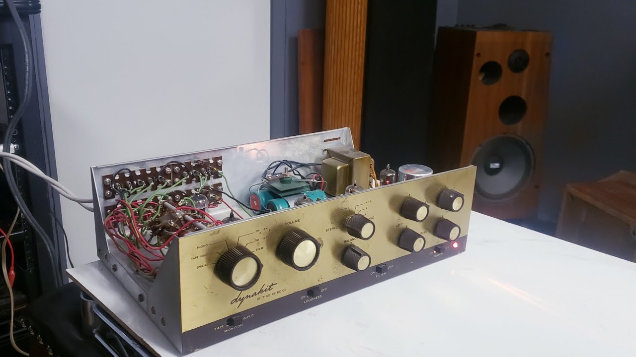 Dynakit PAS-2 and OHM Model i Speakers via Parasound HCA-2200 Amplifier