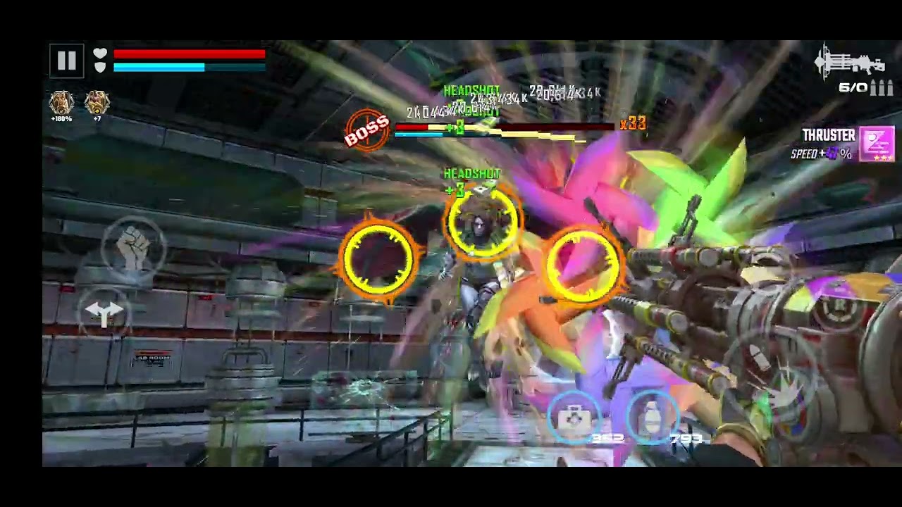 Dead Target QUEEN OF BAT Boss mission 649 very difficult and dengres 🥶🥶
