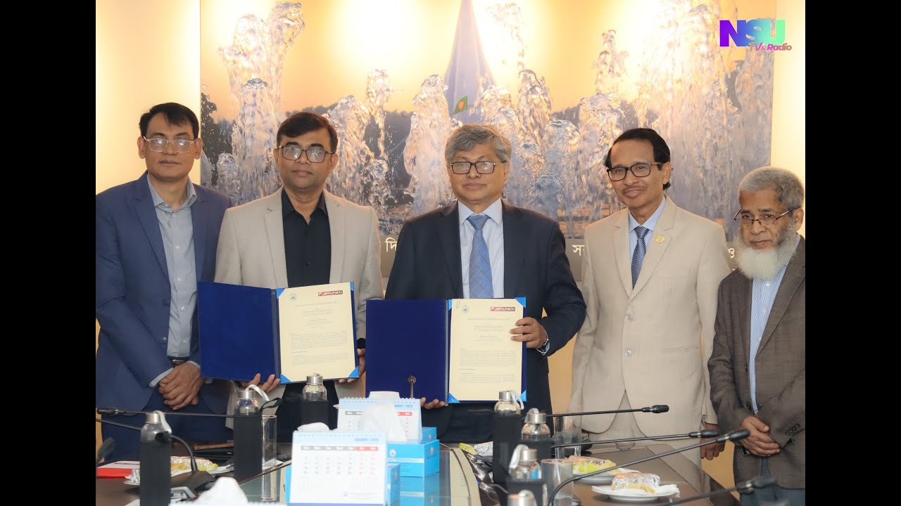 MoU signing between NSU and Jamuna TV