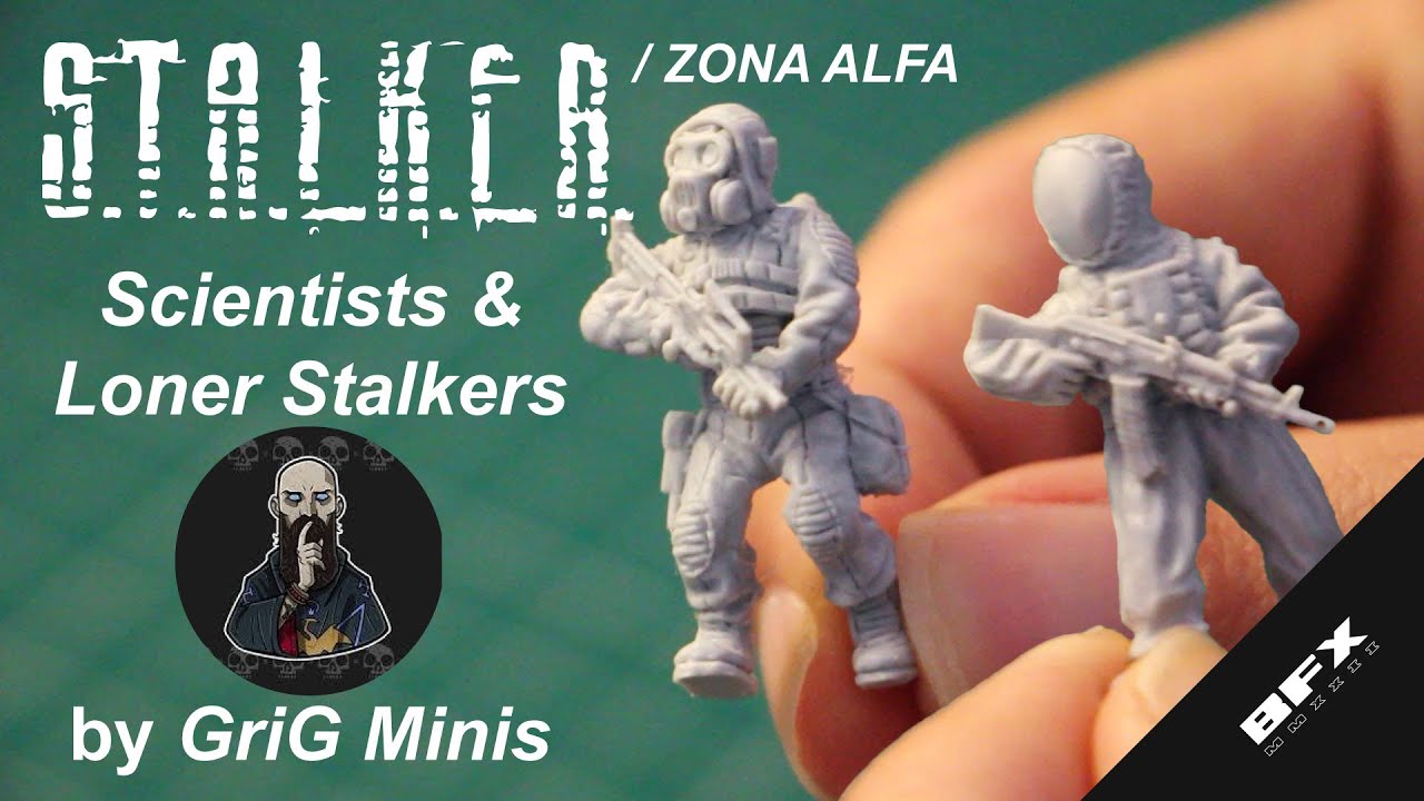 STALKER Scientists & Loners by GriG Minis - Zona Alfa - Unboxing & Initial Impressions