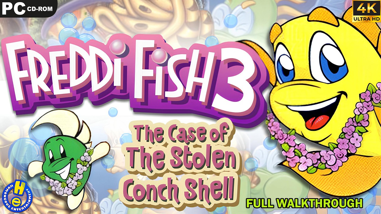 Freddi Fish 3: The Case of the Stolen Conch Shell [PC] - 4K UHD - No Commentary 