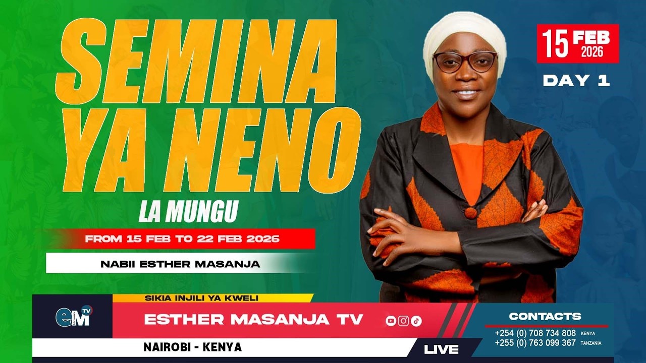 🔴LIVE :DAY 01 _NAIROBI KENYA |  SUNDAY SERVICE | NABII ESTHER MASANJA |