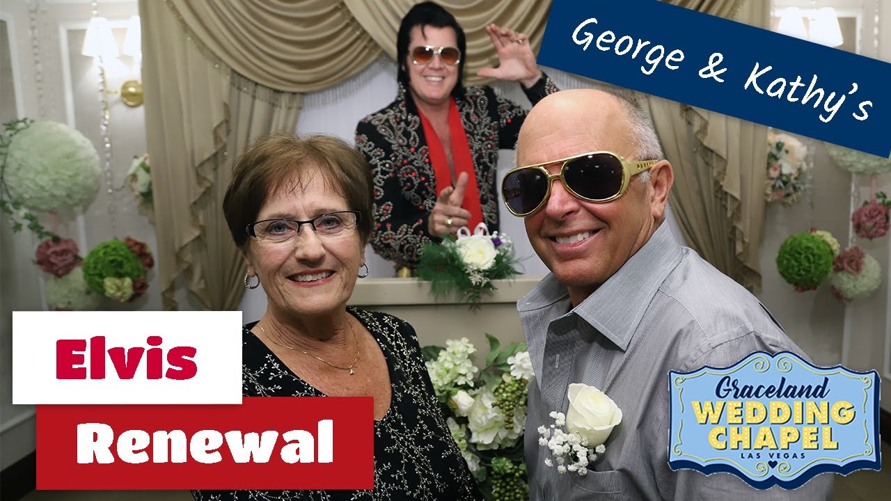 George & Kathy's Elvis Renewal Ceremony at Graceland Chapel | Las Vegas