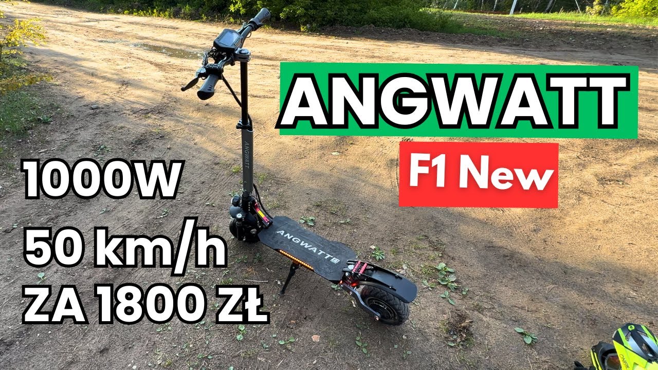 ANGWATT F1 | Czy najtańsza hulajnoga z Banggood jest warta 1800 zł? WRAŻENIA