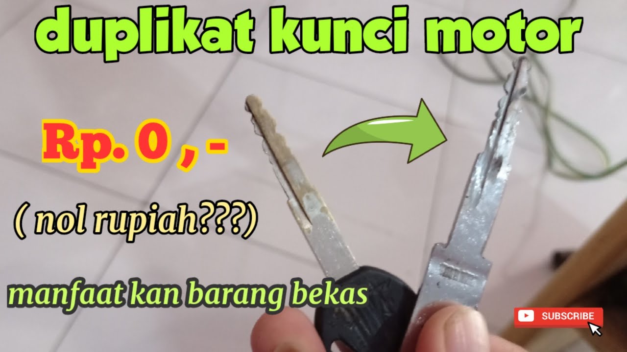 Cara Membuat Duplikat Anak Kunci Dengan Biaya Murah