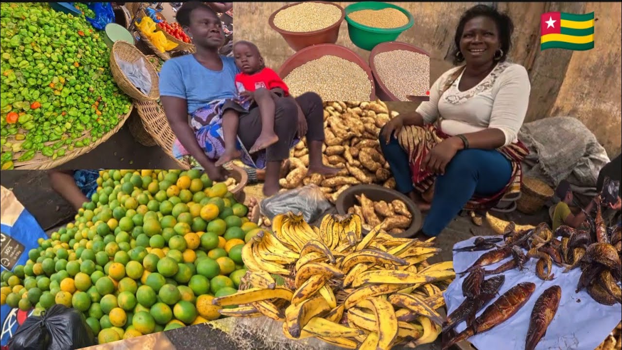 ADIDOGOMÉ MARKET/CHEAPEST ORGANIC FOOD MARKET IN LOMÉ TOGO 🇹🇬