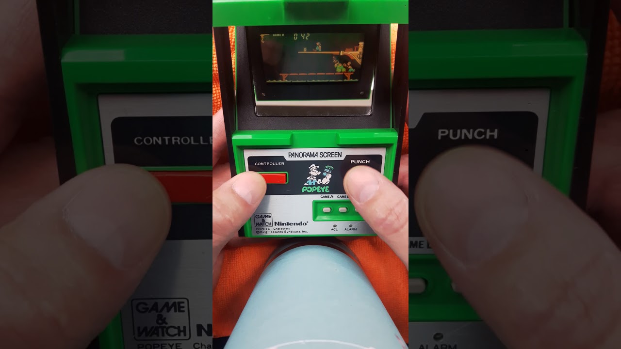 Nintendo Game & Watch Panorama screen Popeye 1983