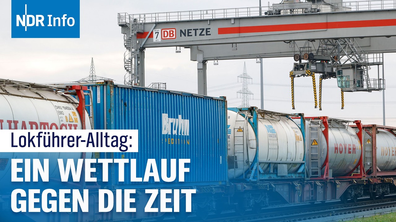 Der Lokführer im Dauerstress: Eine Nacht mit dem Güterzug von Fulda nach Hamburg | Überland