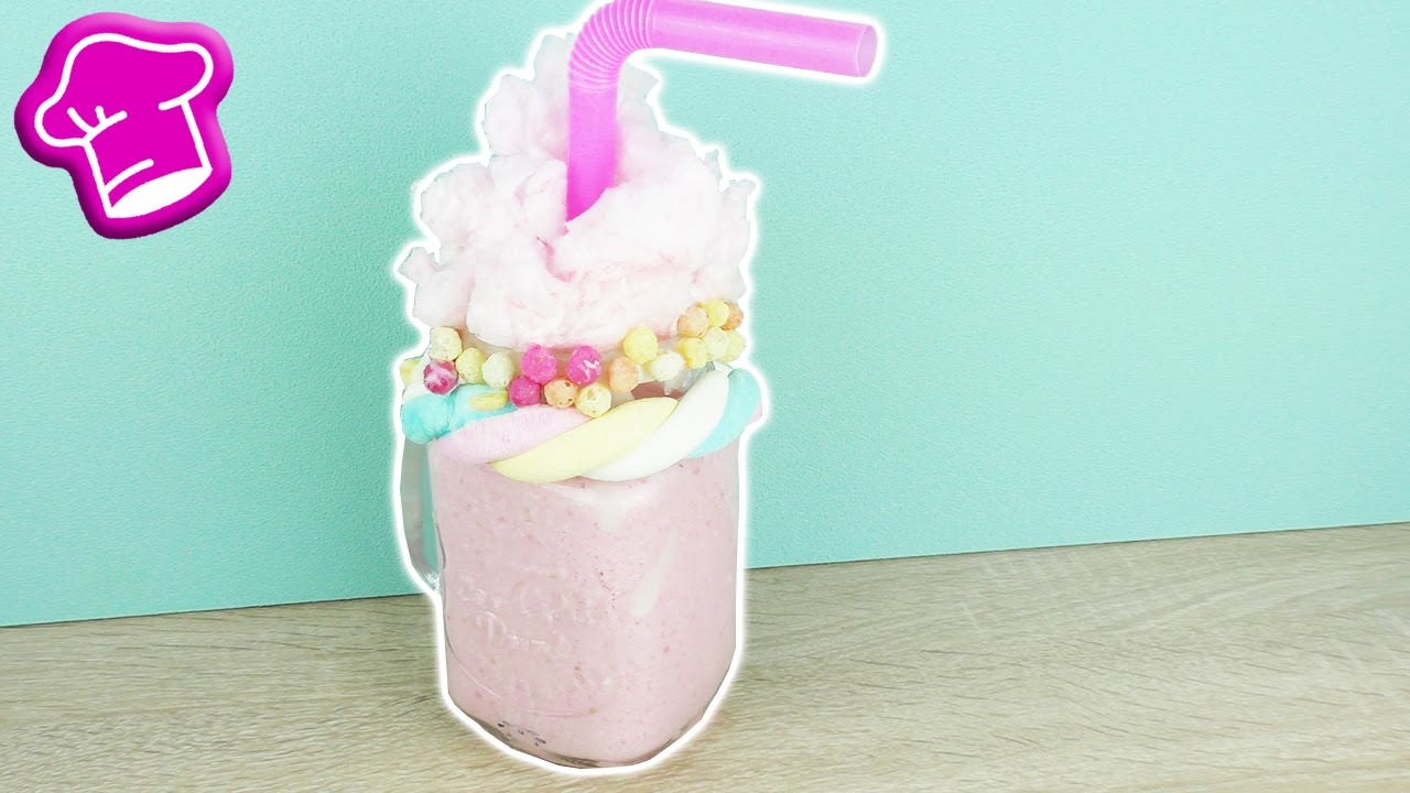 EINHORN Freak Shake 🦄 Super Erdbeer Shake mit Einhorn EXTREM Deko | Sommer Spaß DIY