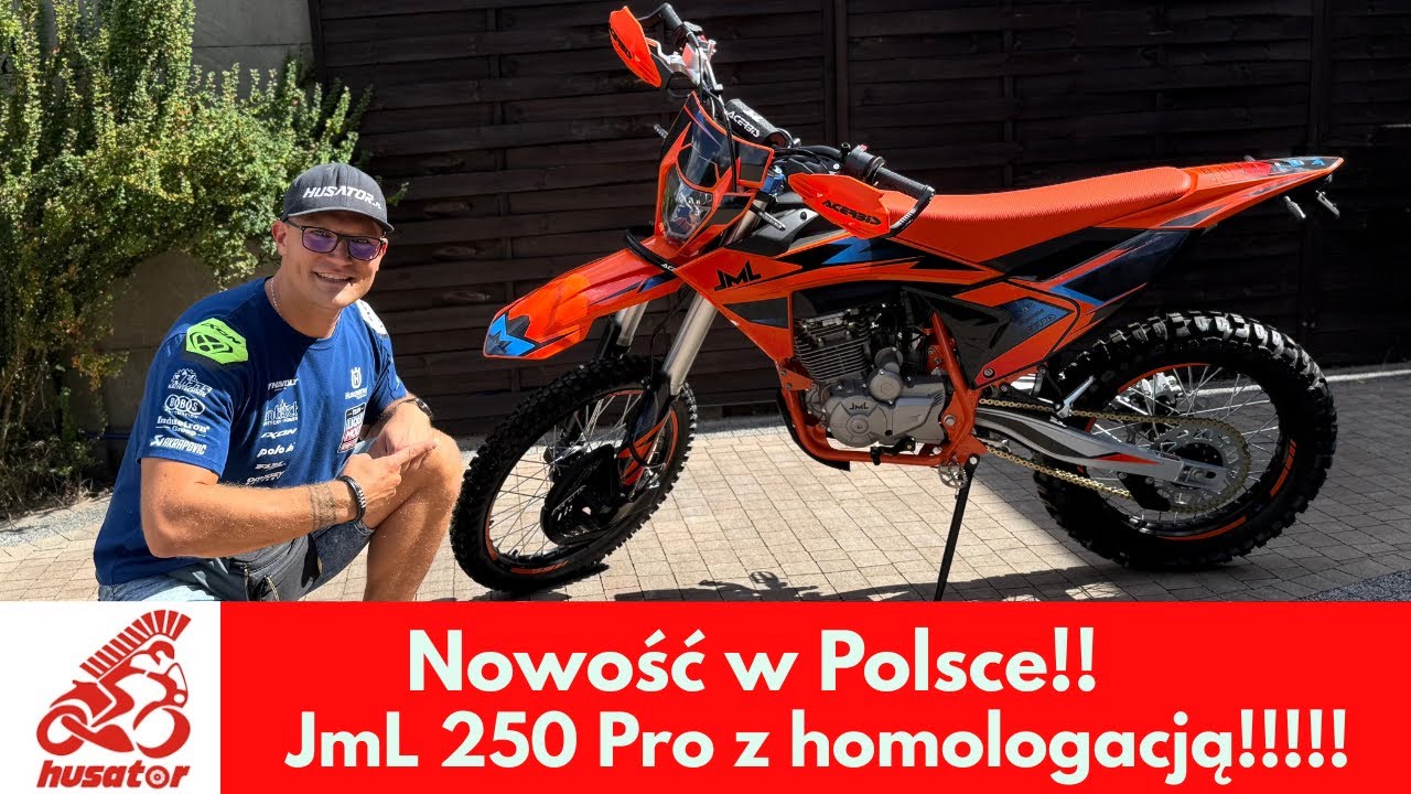 Jak wygląda JML 250 Pro z homologacją??? 