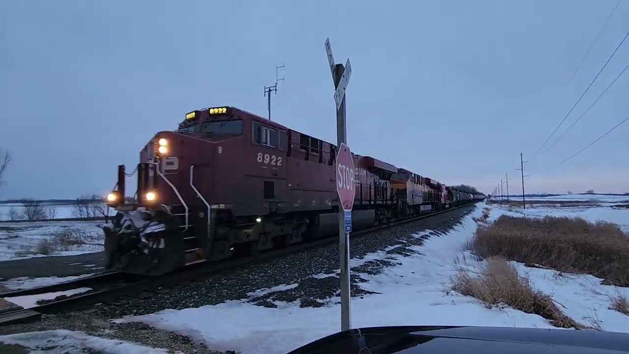 Train 240 Pulling 194 Cars Toward Kimball, MN